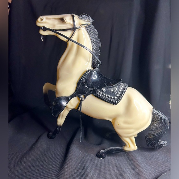 HARTLAND PLASTIC CO VTG Toy Horse, reins are damaged. Late 50s - Picture 1 of 9